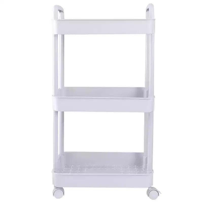 Carrello portaoggetti a 3 ripiani con ruote