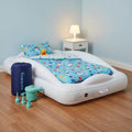 Hiccapop Inflatable Toddler Bed - Gray