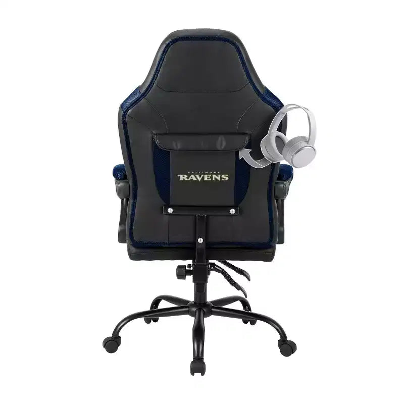 Sedia gaming e da ufficio extra large con altezza regolabile e base girevole