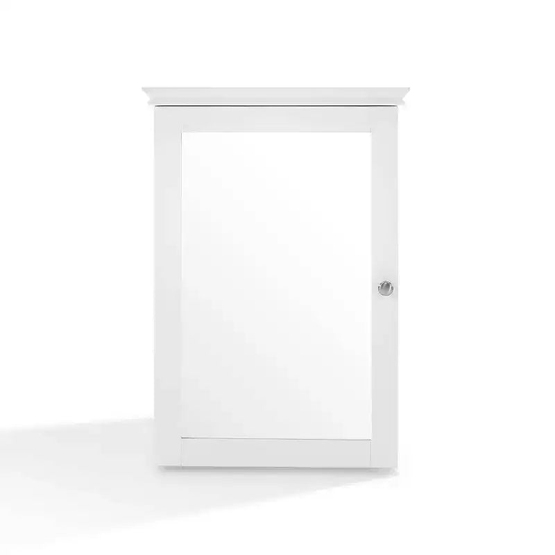 Crosley Lydia Wall Cabinet with Mirror Warm White