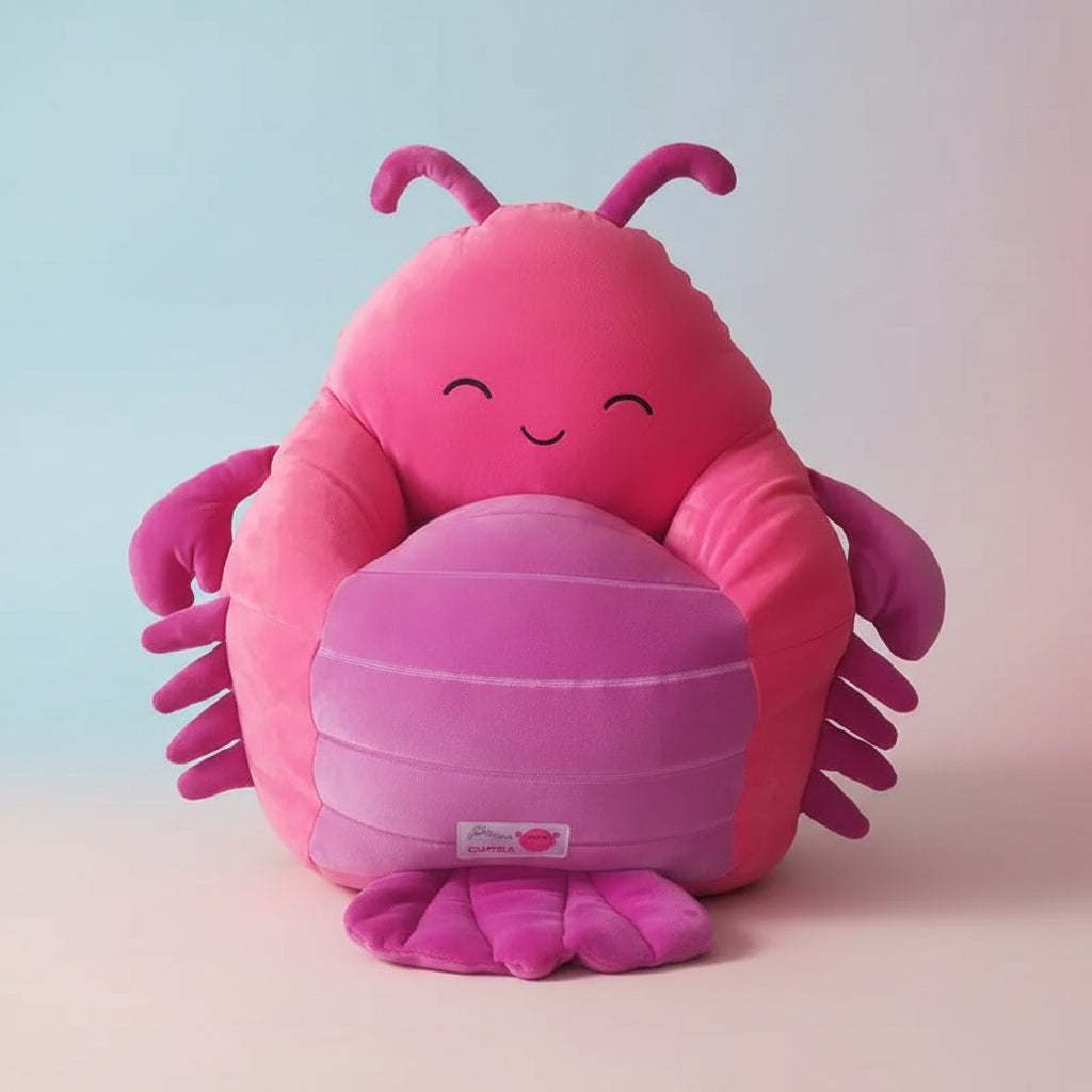 Squishmallows Cordea Lobster Kids' Bean Bag Chair