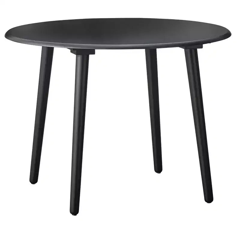 Florence Farmhouse 42" Round Table Black