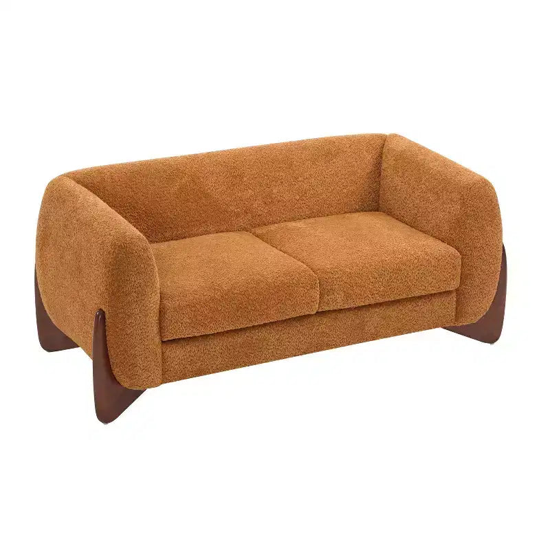 Divanetto in Tessuto Bouclé da 160 cm