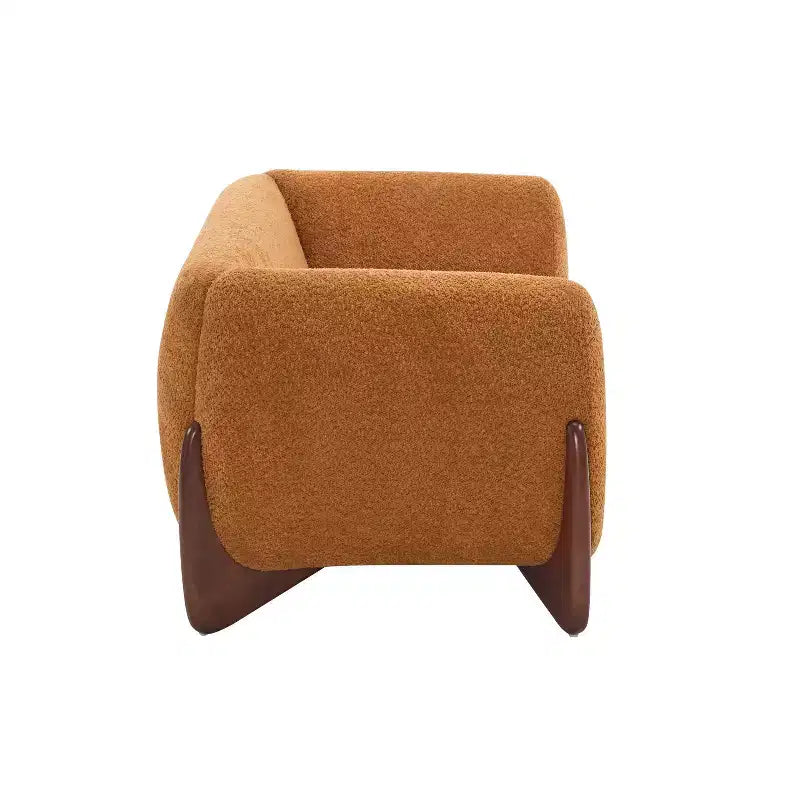 Divanetto in Tessuto Bouclé da 160 cm