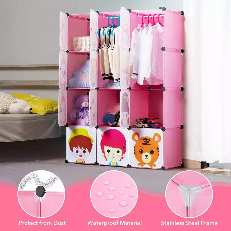 Contenitore portatile per vestiti e giocattoli per bambini