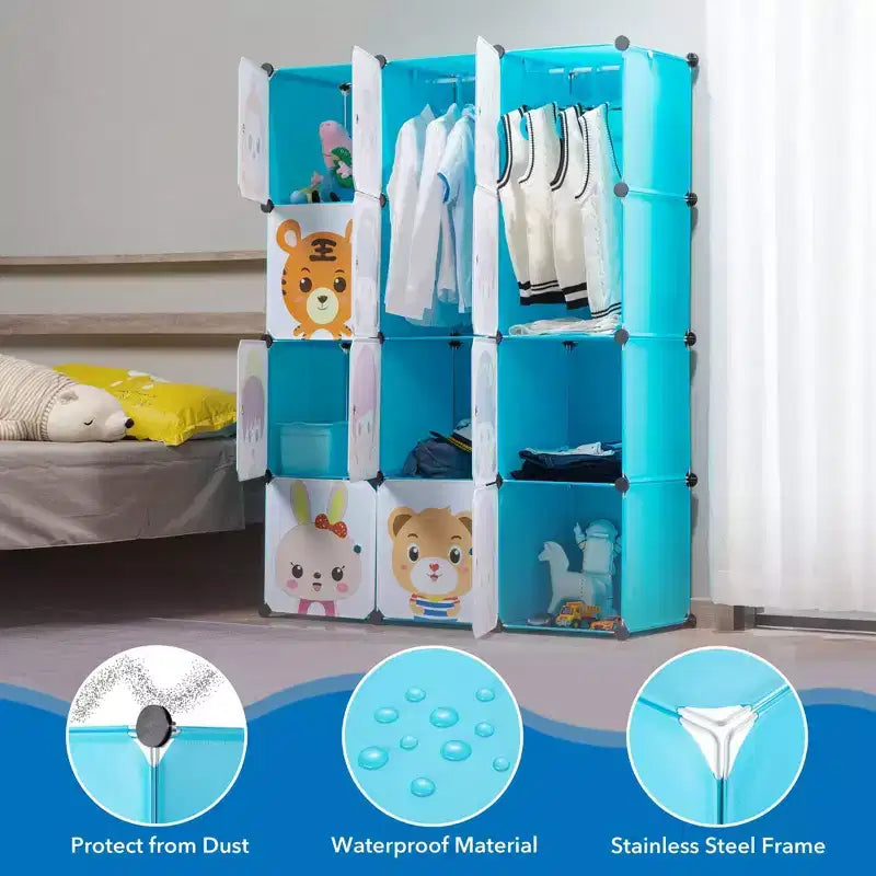 Contenitore portatile per vestiti e giocattoli per bambini