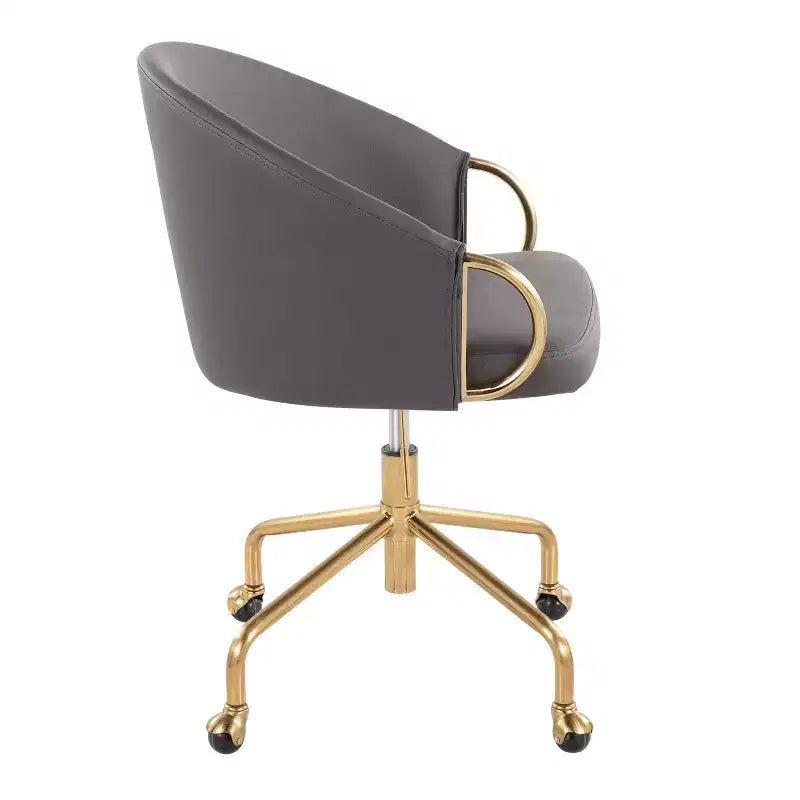 Sedia da ufficio Glam con altezza regolabile e rotelle