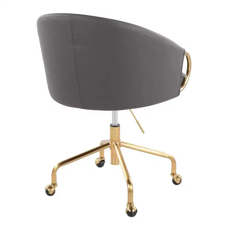 Sedia da ufficio Glam con altezza regolabile e rotelle