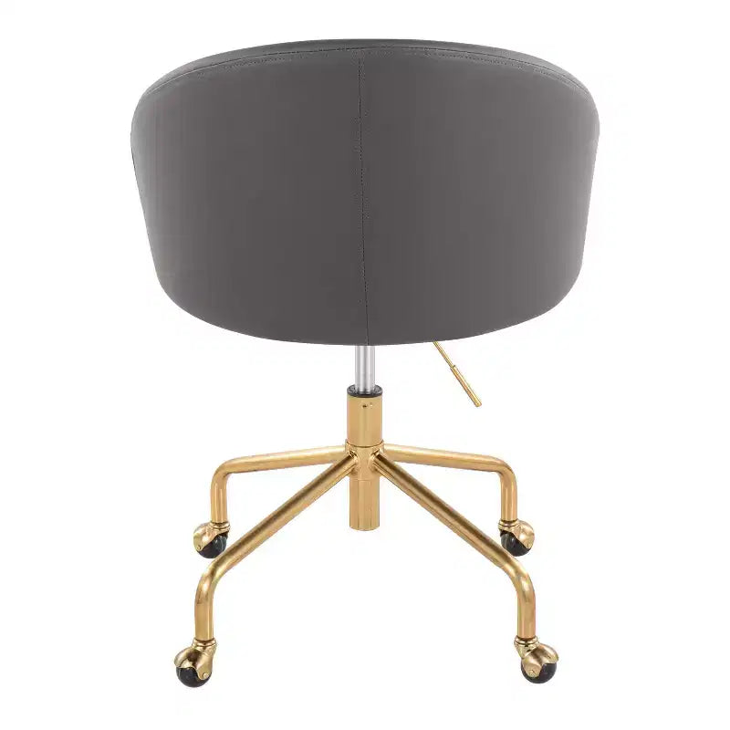 Sedia da ufficio Glam con altezza regolabile e rotelle