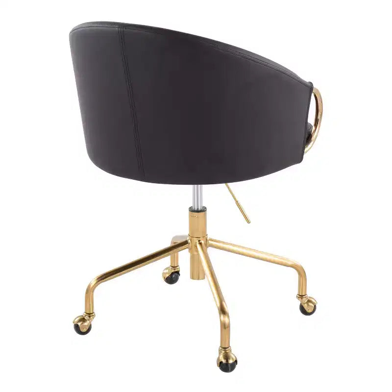 Sedia da ufficio Glam con altezza regolabile e rotelle
