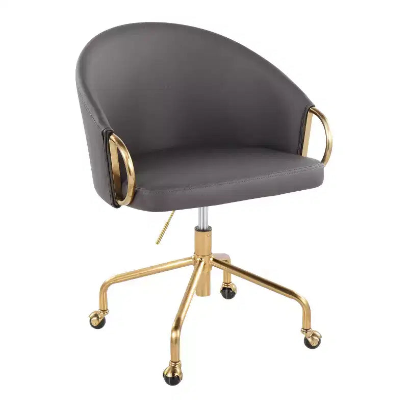 Sedia da ufficio Glam con altezza regolabile e rotelle