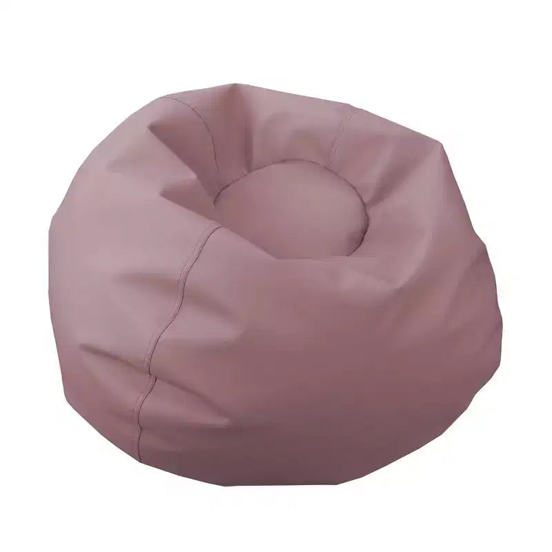 Pouf rotondo in vinile per bambini