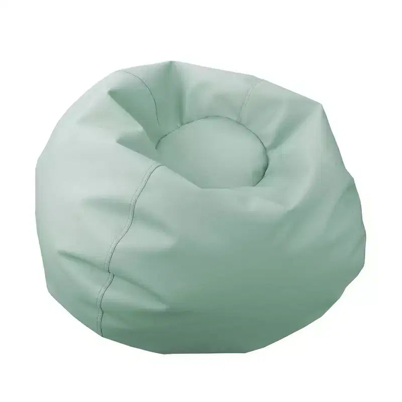 Pouf rotondo in vinile per bambini