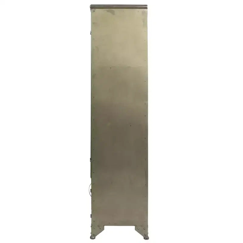 Armadio metallico alto 57,5" con ripiani fissi