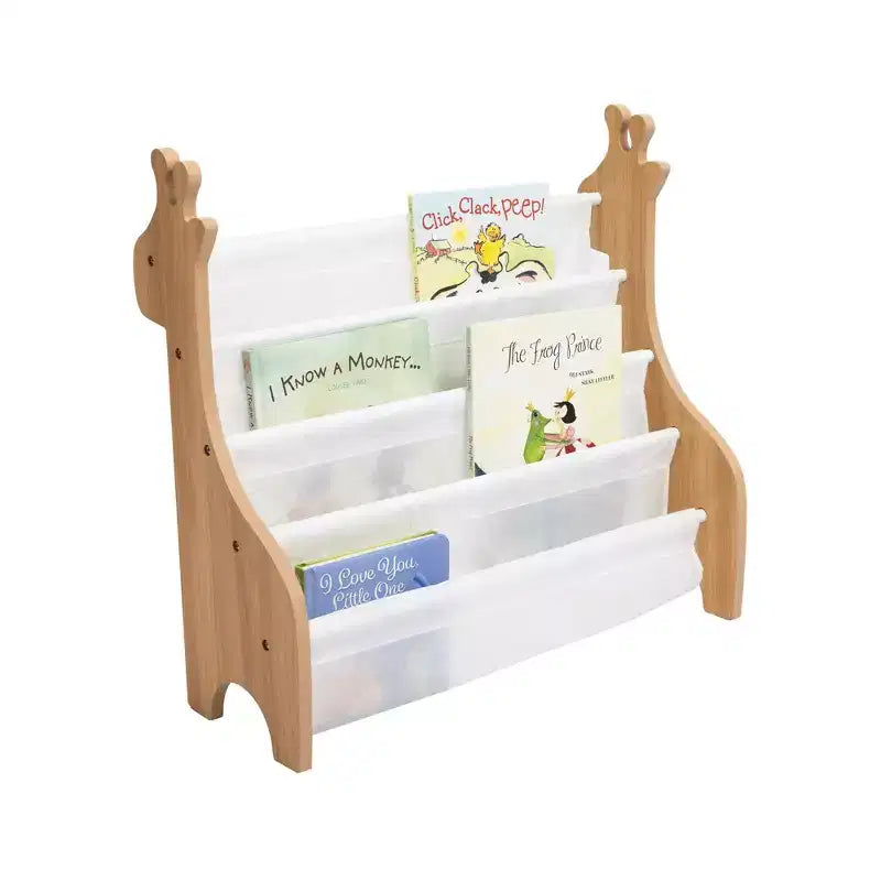 Scaffale Portagiochi per Bambini a 4 Ripiani