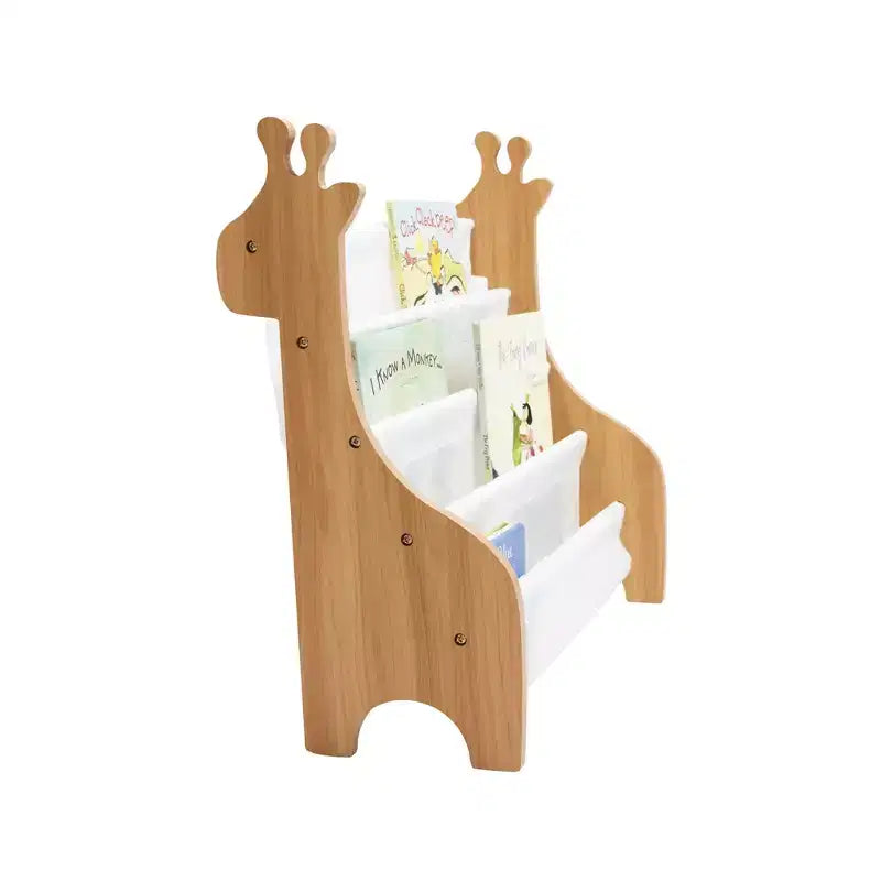 Scaffale Portagiochi per Bambini a 4 Ripiani